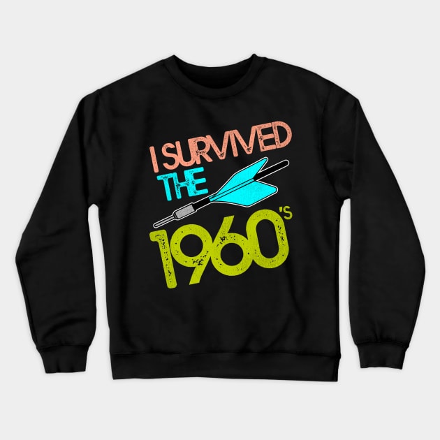 I Survived the 60s / Jarts Missile Game Crewneck Sweatshirt by darklordpug